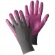 Dámské rukavice nitrilové - šedo-růžové