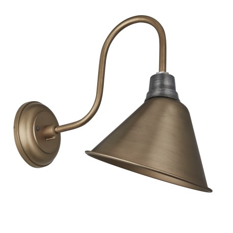 Nástěnná lampa Montgomery mosaz