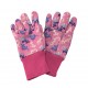 Dětské pracovní rukavičky Dinosaurus - růžové