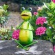 Dekorace do zahrady - jóga žába